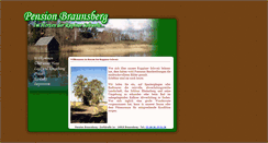 Desktop Screenshot of pension-braunsberg.de